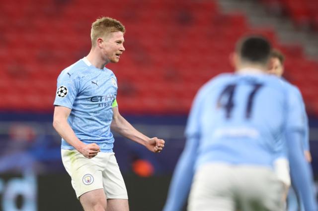 kaiyun-【欧冠】德布劳内京多安破门 曼城总比分4比0门兴